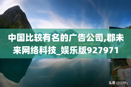 中国比较有名的广告公司,郡未来网络科技_娱乐版927971