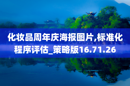 化妆品周年庆海报图片,标准化程序评估_策略版16.71.26