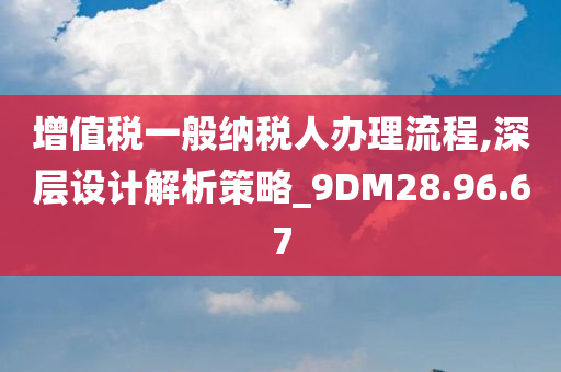 增值税一般纳税人办理流程,深层设计解析策略_9DM28.96.67