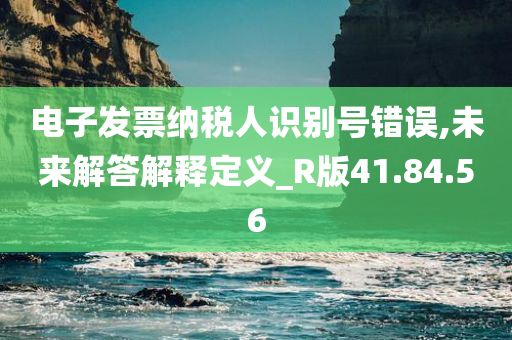 电子发票纳税人识别号错误,未来解答解释定义_R版41.84.56