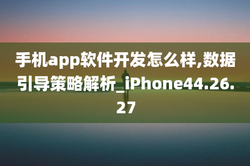 手机app软件开发怎么样,数据引导策略解析_iPhone44.26.27