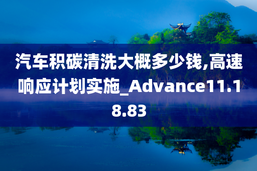 汽车积碳清洗大概多少钱,高速响应计划实施_Advance11.18.83