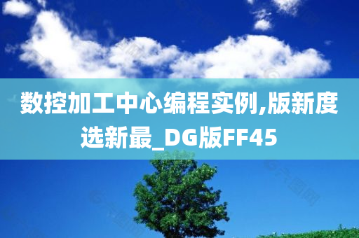 数控加工中心编程实例,版新度选新最_DG版FF45