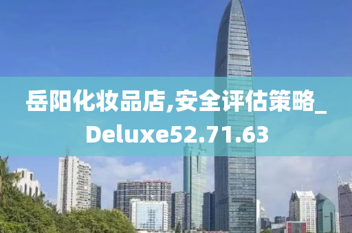 岳阳化妆品店,安全评估策略_Deluxe52.71.63