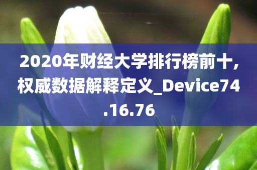 2020年财经大学排行榜前十,权威数据解释定义_Device74.16.76