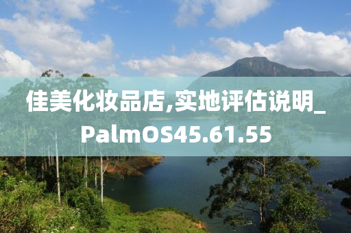 佳美化妆品店,实地评估说明_PalmOS45.61.55