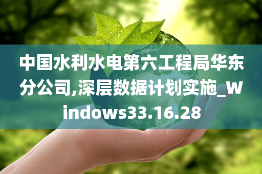 中国水利水电第六工程局华东分公司,深层数据计划实施_Windows33.16.28