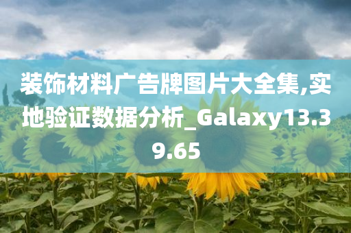 装饰材料广告牌图片大全集,实地验证数据分析_Galaxy13.39.65