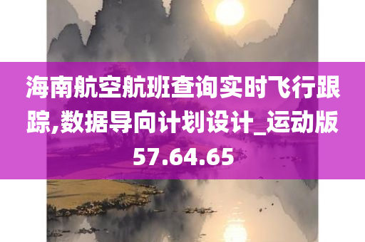 海南航空航班查询实时飞行跟踪,数据导向计划设计_运动版57.64.65