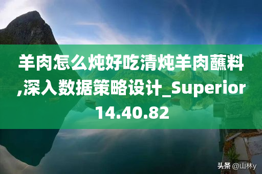 羊肉怎么炖好吃清炖羊肉蘸料,深入数据策略设计_Superior14.40.82