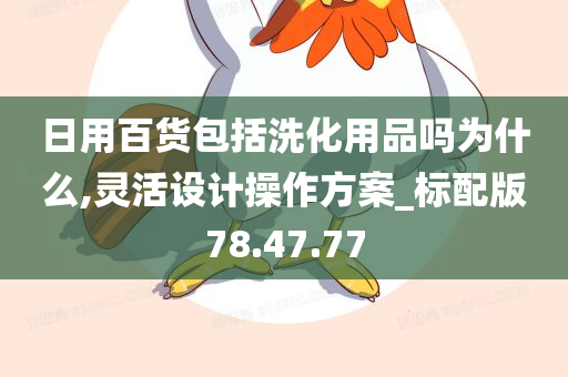 日用百货包括洗化用品吗为什么,灵活设计操作方案_标配版78.47.77