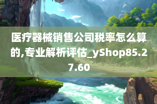 医疗器械销售公司税率怎么算的,专业解析评估_yShop85.27.60