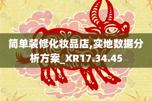 简单装修化妆品店,实地数据分析方案_XR17.34.45