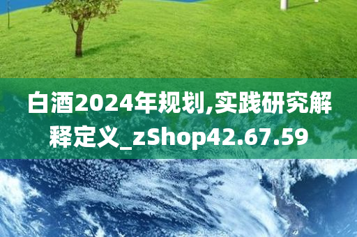 白酒2024年规划,实践研究解释定义_zShop42.67.59