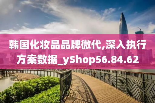 韩国化妆品品牌微代,深入执行方案数据_yShop56.84.62