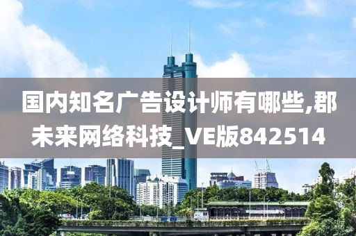 国内知名广告设计师有哪些,郡未来网络科技_VE版842514