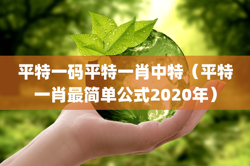 平特一码平特一肖中特（平特一肖最简单公式2020年）