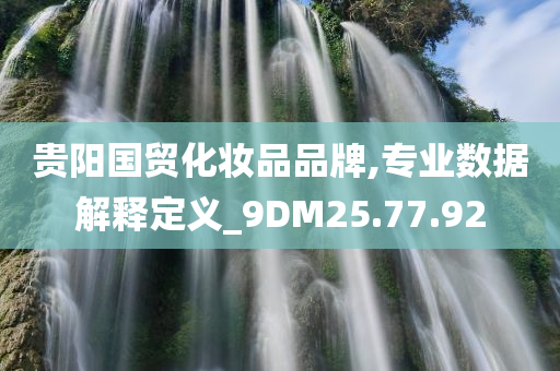 贵阳国贸化妆品品牌,专业数据解释定义_9DM25.77.92