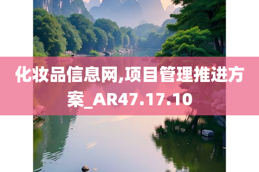 化妆品信息网,项目管理推进方案_AR47.17.10