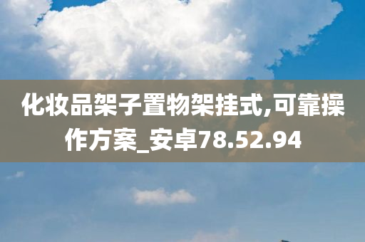 化妆品架子置物架挂式,可靠操作方案_安卓78.52.94