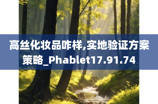 高丝化妆品咋样,实地验证方案策略_Phablet17.91.74