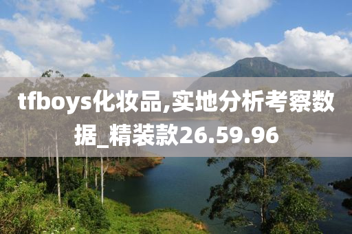 tfboys化妆品,实地分析考察数据_精装款26.59.96