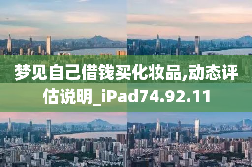 梦见自己借钱买化妆品,动态评估说明_iPad74.92.11