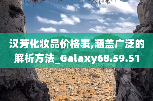 汉芳化妆品价格表,涵盖广泛的解析方法_Galaxy68.59.51