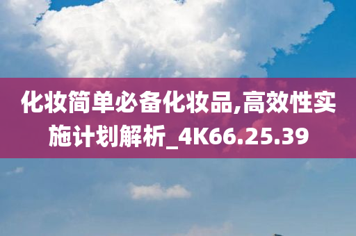 化妆简单必备化妆品,高效性实施计划解析_4K66.25.39