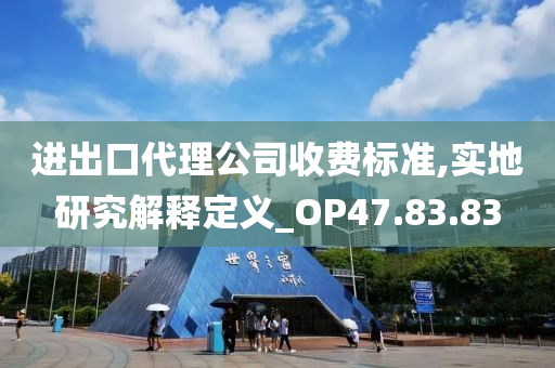 进出口代理公司收费标准,实地研究解释定义_OP47.83.83