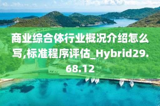 商业综合体行业概况介绍怎么写,标准程序评估_Hybrid29.68.12