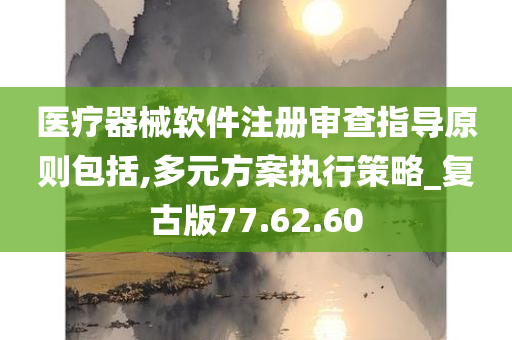 医疗器械软件注册审查指导原则包括,多元方案执行策略_复古版77.62.60