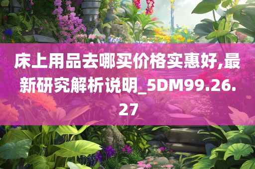 床上用品去哪买价格实惠好,最新研究解析说明_5DM99.26.27