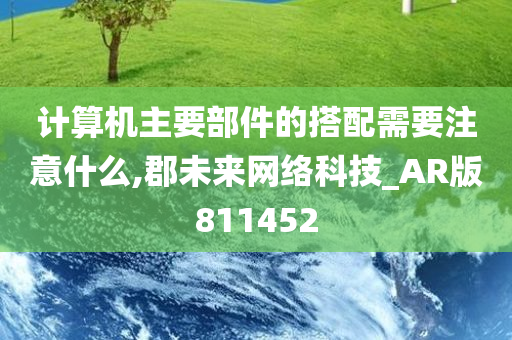 计算机主要部件的搭配需要注意什么,郡未来网络科技_AR版811452