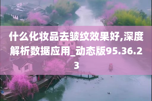 什么化妆品去皱纹效果好,深度解析数据应用_动态版95.36.23