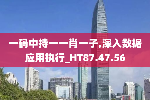 一码中持一一肖一子,深入数据应用执行_HT87.47.56