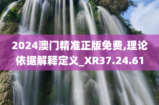 2024澳门精准正版免费,理论依据解释定义_XR37.24.61