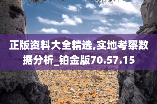 正版资料大全精选,实地考察数据分析_铂金版70.57.15