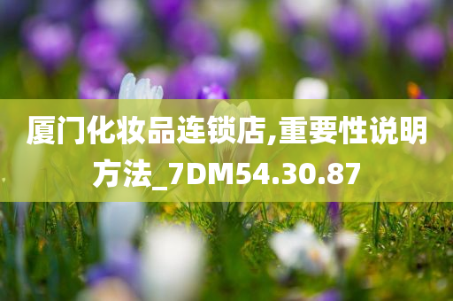 厦门化妆品连锁店,重要性说明方法_7DM54.30.87