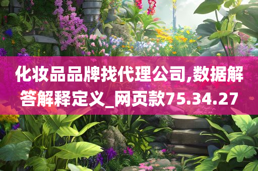 化妆品品牌找代理公司,数据解答解释定义_网页款75.34.27