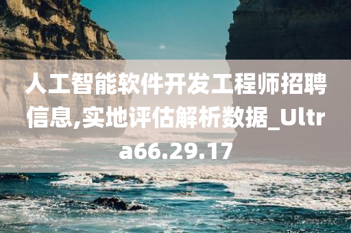 人工智能软件开发工程师招聘信息,实地评估解析数据_Ultra66.29.17