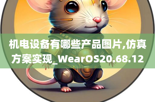 机电设备有哪些产品图片,仿真方案实现_WearOS20.68.12