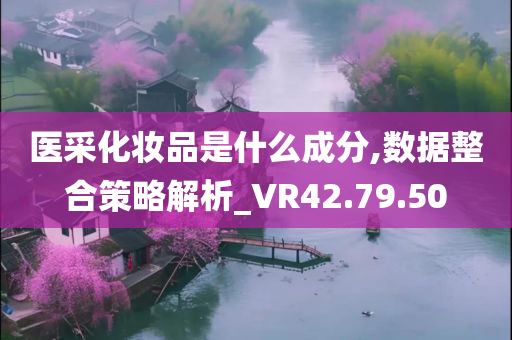 医采化妆品是什么成分,数据整合策略解析_VR42.79.50