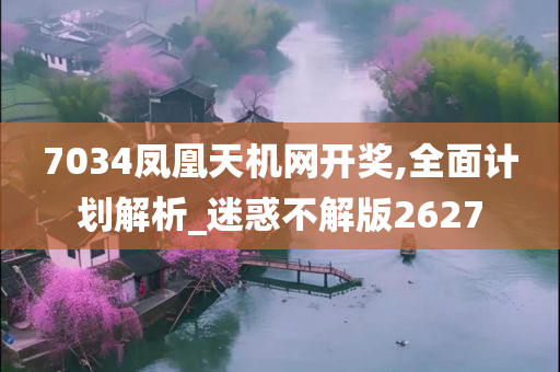 7034凤凰天机网开奖,全面计划解析_迷惑不解版2627