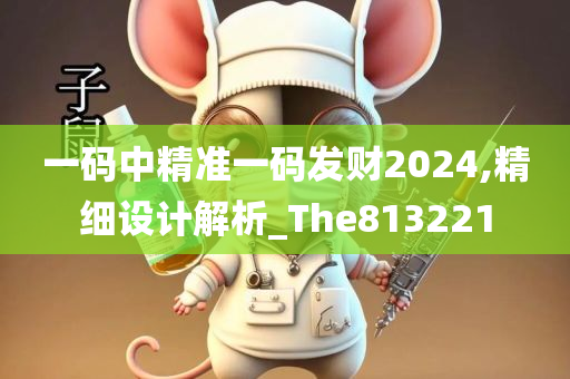 一码中精准一码发财2024,精细设计解析_The813221