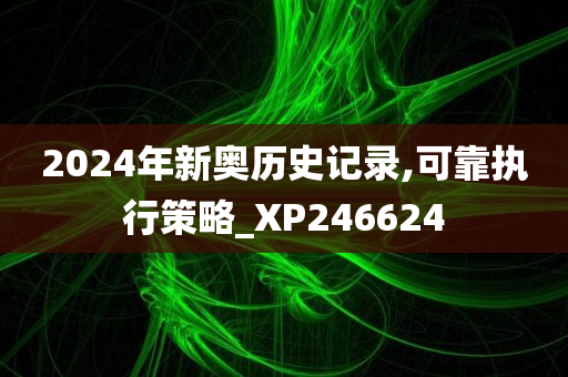 2024年新奥历史记录,可靠执行策略_XP246624