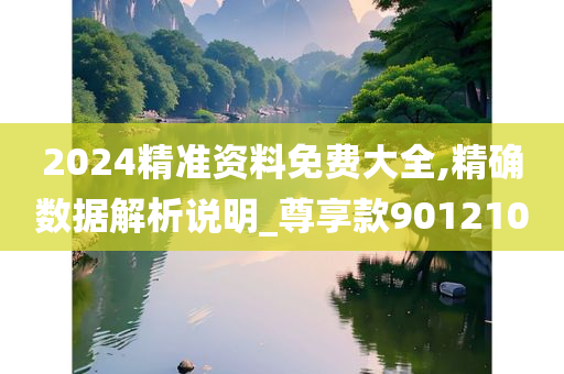 2024精准资料免费大全,精确数据解析说明_尊享款901210