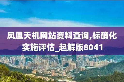 凤凰天机网站资料查询,标确化实施评估_起解版8041