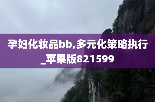 孕妇化妆品bb,多元化策略执行_苹果版821599