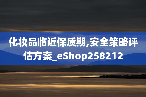 化妆品临近保质期,安全策略评估方案_eShop258212